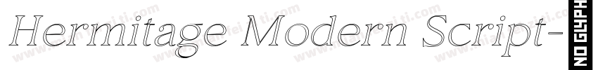 Hermitage Modern Script字体转换